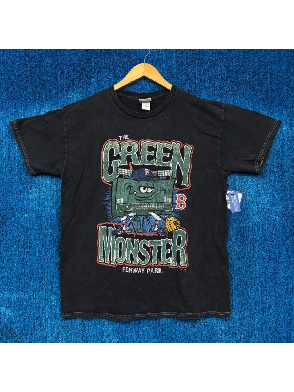 MLB Boston Red Sox Baseball Mineral Wash T-Shirt Size Large